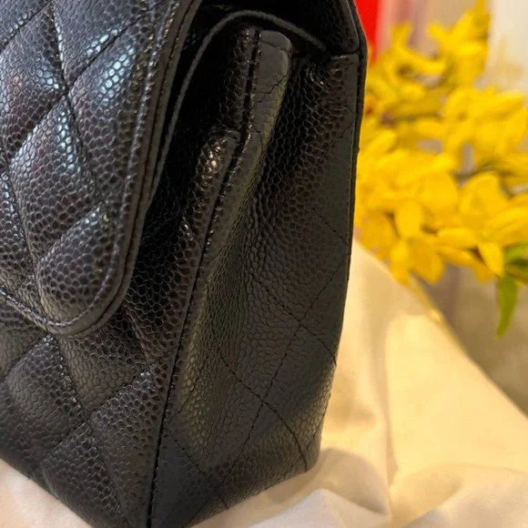 Chanel Classic Flap Bag Caviar Small 2022 series - Picture 10 of 16